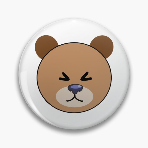Item preview, Angry Bear Emoji designed and sold by m2inspiration.