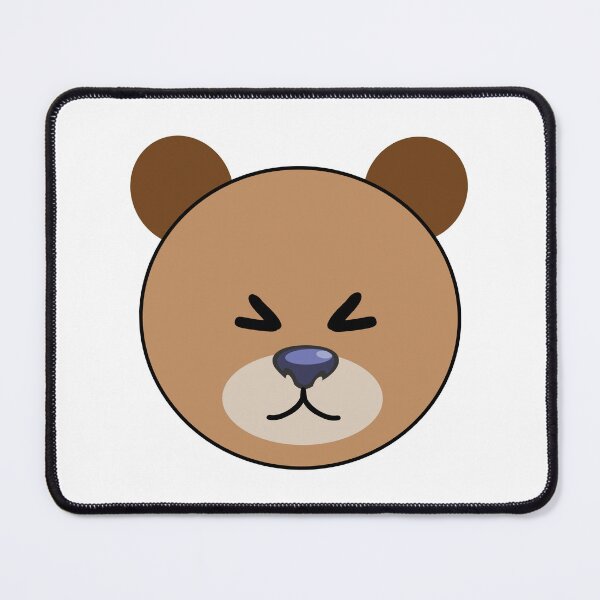 Item preview, Angry Bear Emoji designed and sold by m2inspiration.