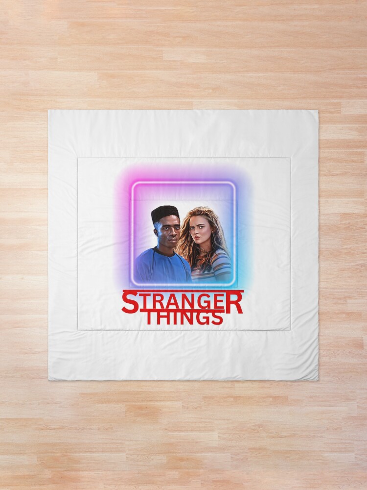 Thumbnail 1 of 6, Comforter, Stranger Things Max and Lucas designed and sold by Graphic01Sl.