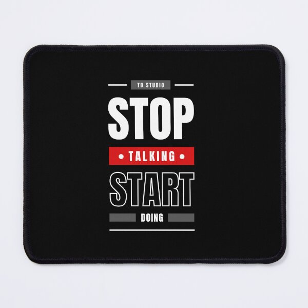 Item preview, stop talking start doing designed and sold by DANIELYSFASHION.