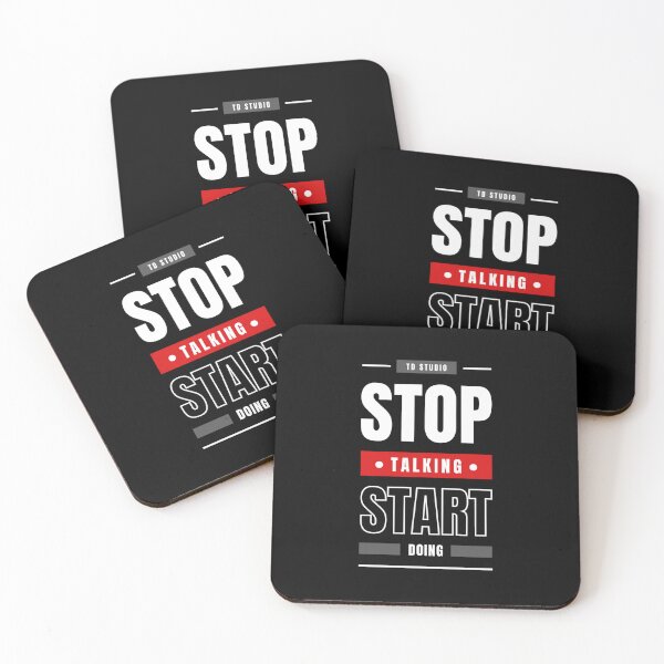 Item preview, stop talking start doing designed and sold by DANIELYSFASHION.