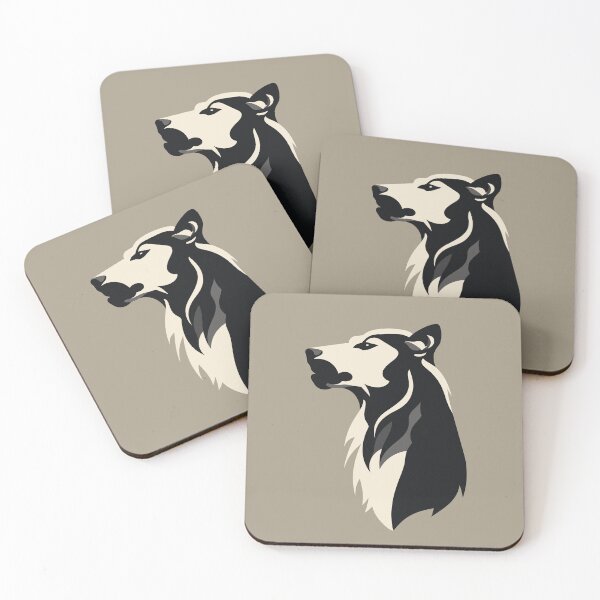 Item preview, Minimalist Wolf on light brown Nº 3 designed and sold by Bauani.