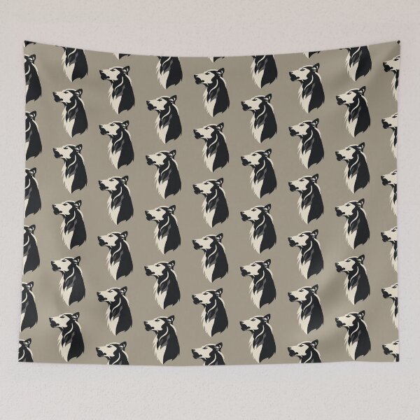Item preview, Minimalist Wolf on light brown Nº 3 designed and sold by Bauani.