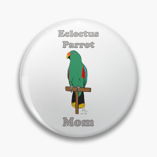 Item preview, Eclectus Parrot Mom -- Oscar Jones designed and sold by Laughing Parrot Studio.