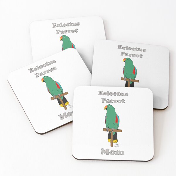 Item preview, Eclectus Parrot Mom -- Oscar Jones designed and sold by Laughing Parrot Studio.
