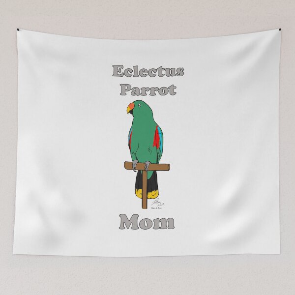 Item preview, Eclectus Parrot Mom -- Oscar Jones designed and sold by Laughing Parrot Studio.