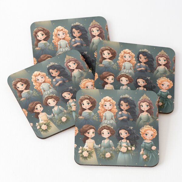 Item preview, Princesses Pattern 9 designed and sold by DigitalPatternx.