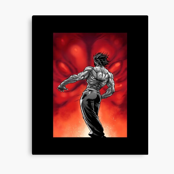 Baki Anime Canvas Art by Mounier Wanjak