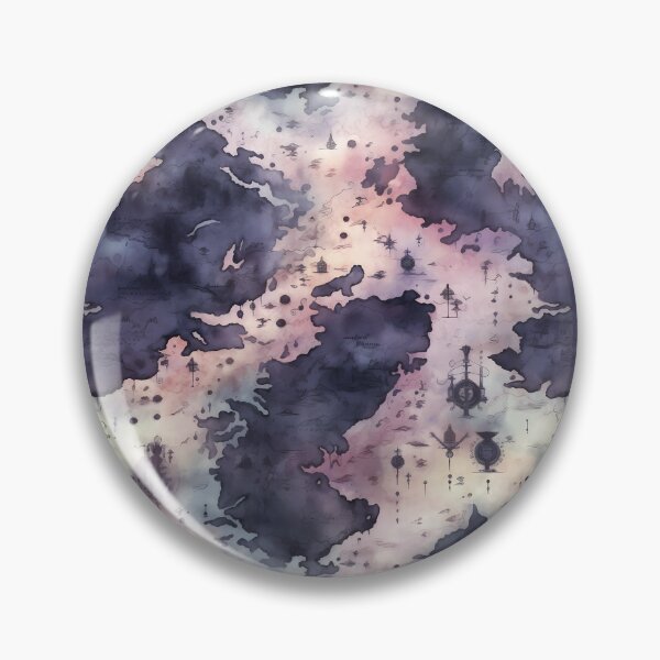 Item preview, Gothic Fantasy World Watercolor Map Pattern on Parchment designed and sold by SchorlCraft.