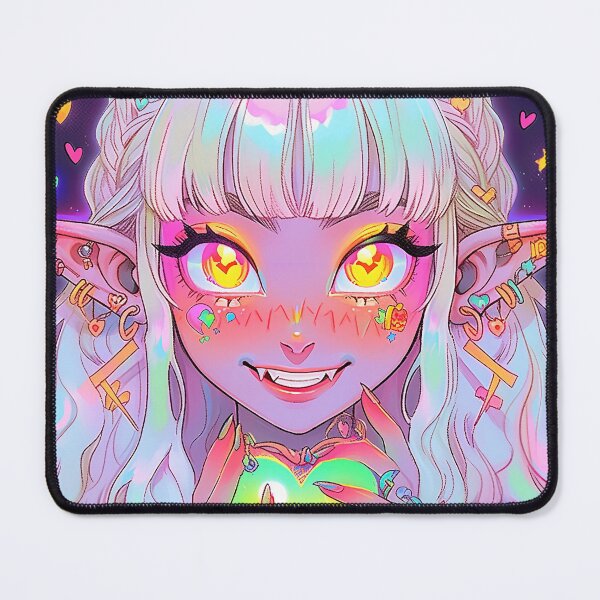 Item preview, Cute Elven Anime Girl With Green Heart designed and sold by bubblegoth.