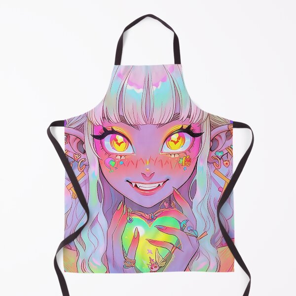 Item preview, Cute Elven Anime Girl With Green Heart designed and sold by bubblegoth.