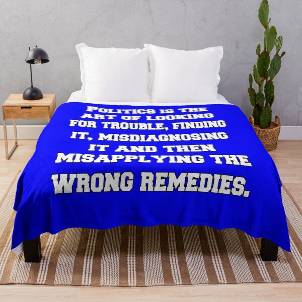 Item preview, Funny Political Satire Politics Is The Art Of Looking For Trouble, Finding It designed and sold by fantasticdesign.