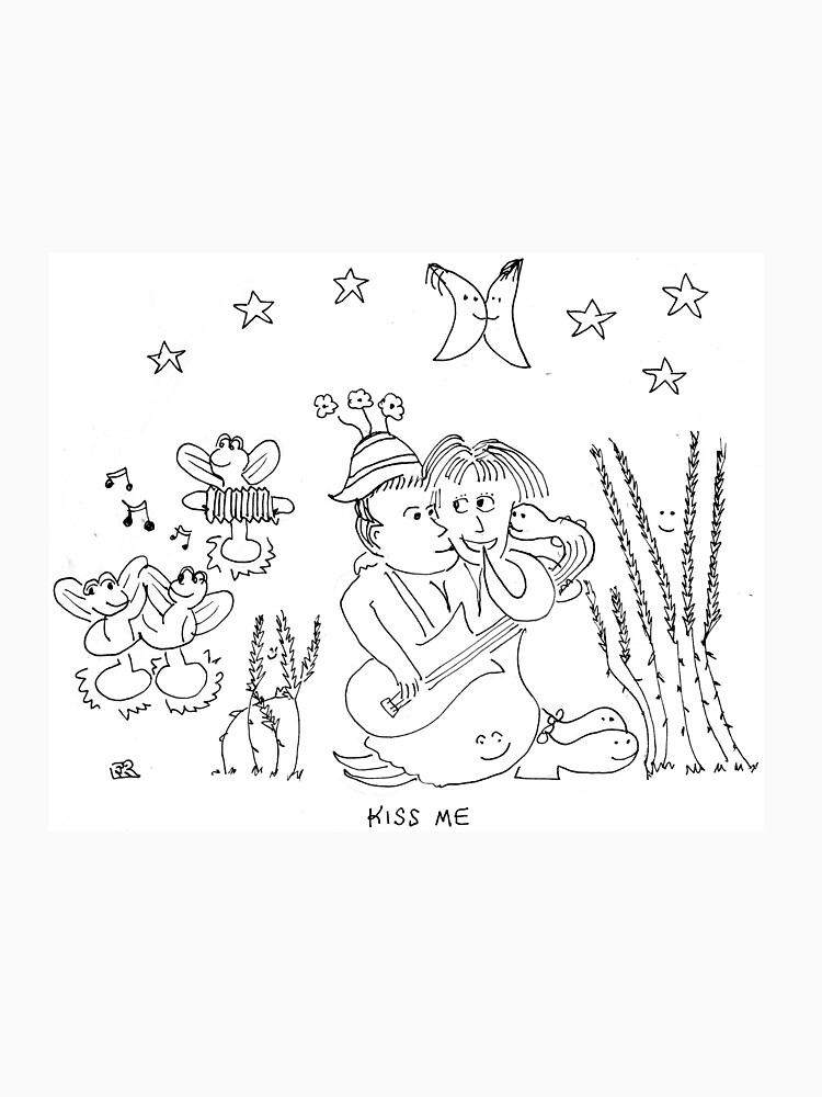 Thumbnail 7 of 7, Classic T-Shirt, Kiss Me designed and sold by bromfieldpen.