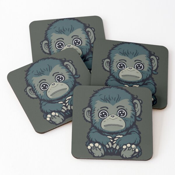 Item preview, Kawaii baby monkey designed and sold by Dr-Kane.