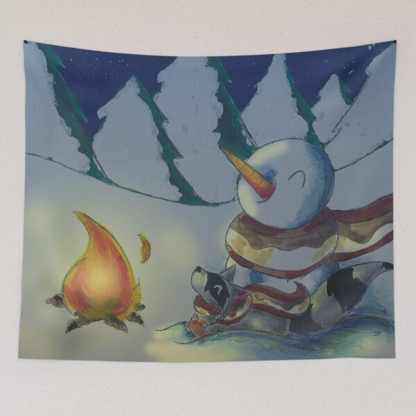 Item preview, Cozy S'mores Night designed and sold by KOKeefeArt.