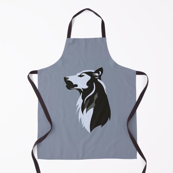 Item preview, Minimalist Lone Wolf in Blue tones Nº 3 designed and sold by Bauani.
