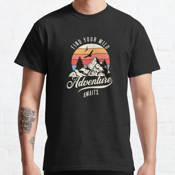 Item preview, Outdoor adventure "Find your wild, Adventure awaits" designed and sold by uniqstyleco.