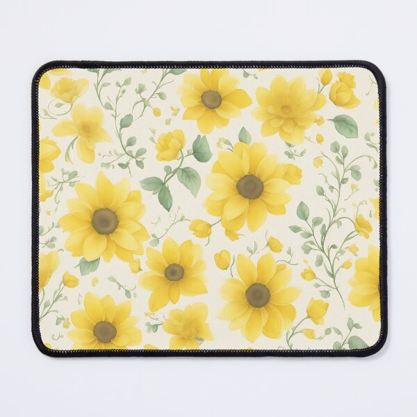Item preview, Yellow flowers watercolour Seamless patterns of yellow flowers and trees designed and sold by teerapol24.