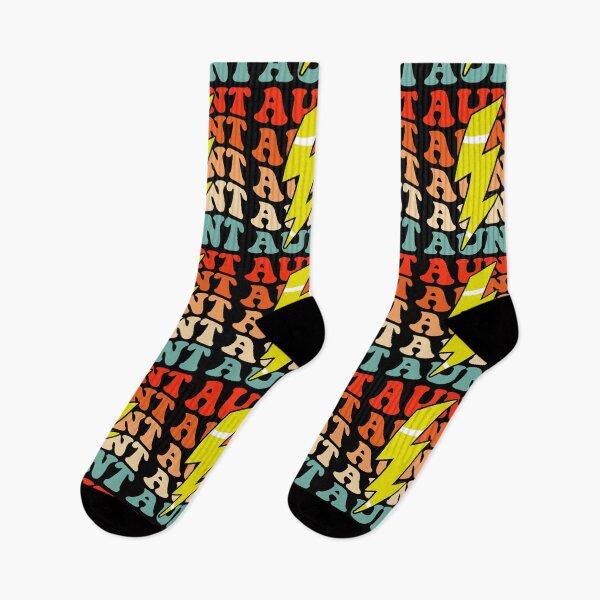 Item preview, Tennis Aunt Retro Groovy Lightning Bolt Mother’s Day designed and sold by Christina-grich.