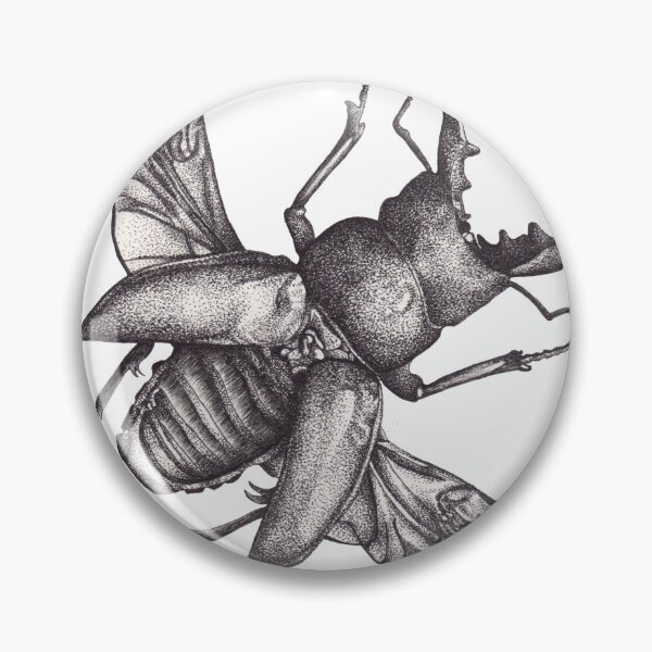 Item preview, Scientific illustration of a beetle  designed and sold by Millie Oldham.