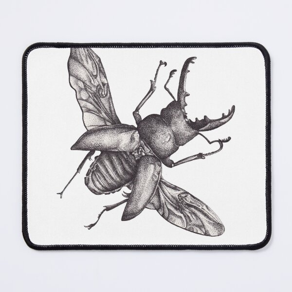 Item preview, Scientific illustration of a beetle  designed and sold by Millie Oldham.