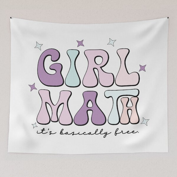 Item preview, Girl Math It's Basically Free designed and sold by creativearmory.