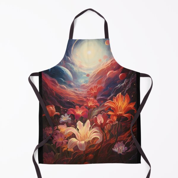 Item preview, Abstraction of Warped Outer Space and Flowers designed and sold by Je-we.