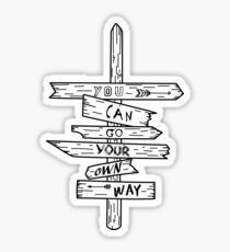 Fleetwood Mac - You Can Go Your Own Way Sticker