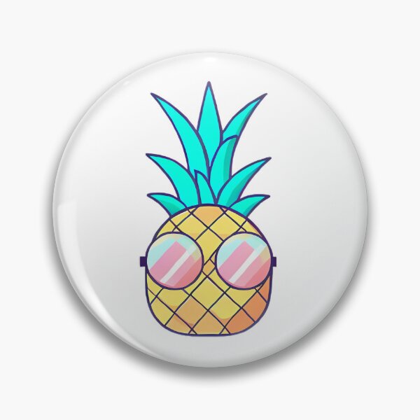 Item preview, Pineapple with Aesthetic Glasses designed and sold by MinimalistHaven.