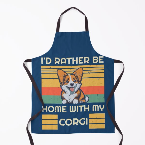 Item preview, Vintage Design - I'd Rather Be - Corgi Dog Puppy designed and sold by brindled.