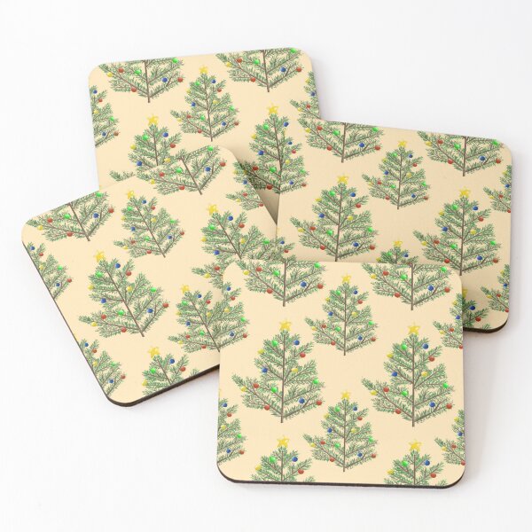 Item preview, Beige Whimsical christmas tree designed and sold by Midwestmama94.