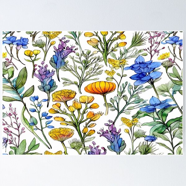 Item preview, Floral Watercolors designed and sold by FernGroveGoods.
