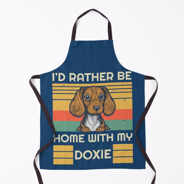 Item preview, Vintage Design - I'd Rather Be - Dachshund Dog Puppy designed and sold by brindled.