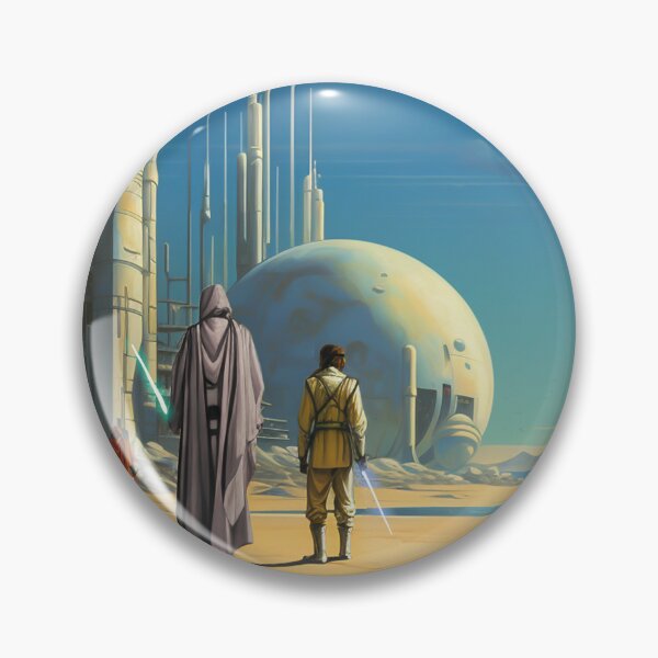 Item preview, Disturbance in the Force, Landscape Painting in the style of Moebius designed and sold by Vril Design.