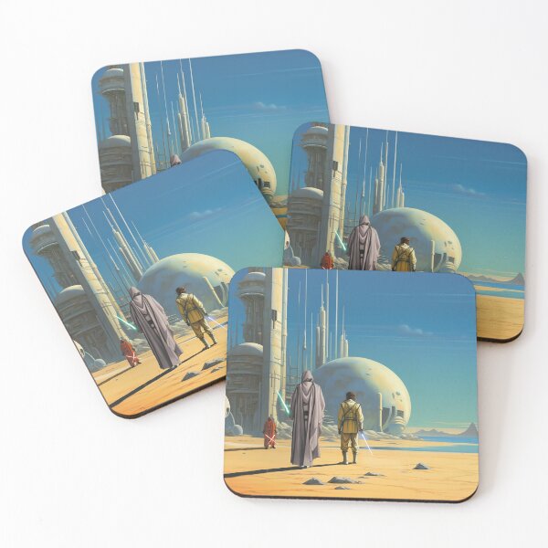 Item preview, Disturbance in the Force, Landscape Painting in the style of Moebius designed and sold by Vril Design.