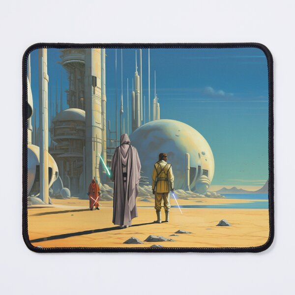 Item preview, Disturbance in the Force, Landscape Painting in the style of Moebius designed and sold by Vril Design.