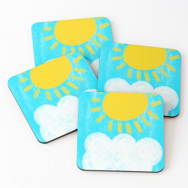 Item preview, A draw of a bright sunny and cloudy day. designed and sold by lukesubbby.