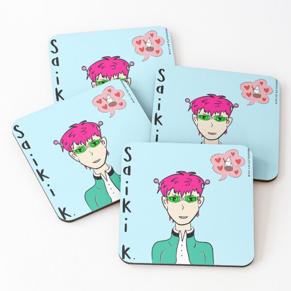 Item preview, Saiki K. Fanart.  designed and sold by Doodlesbygabllc.