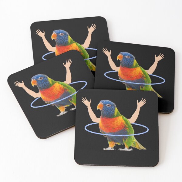 Item preview, Hula Hoop Parrot designed and sold by GlunmanStore.