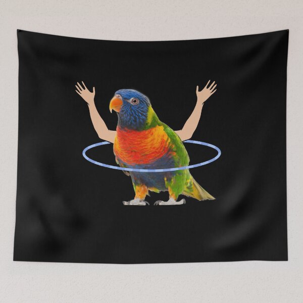 Item preview, Hula Hoop Parrot designed and sold by GlunmanStore.