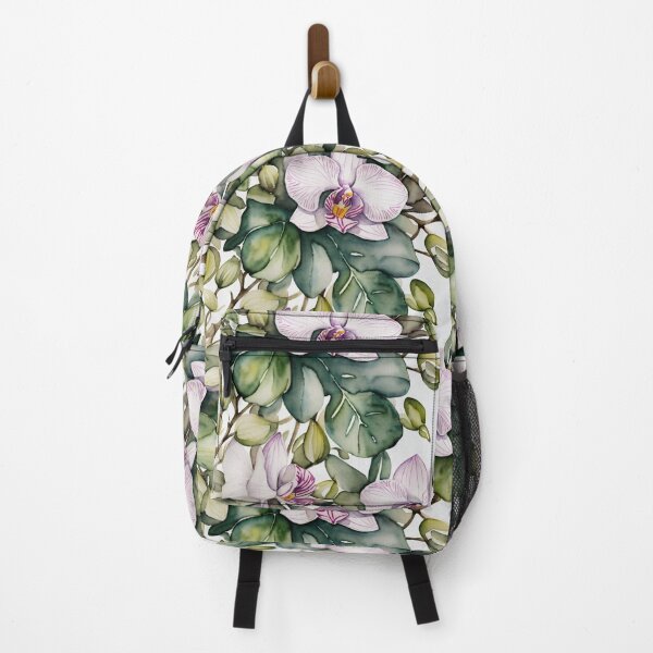 Item preview, Colorful Watercolor Orchid Pattern designed and sold by SynthiPrint.