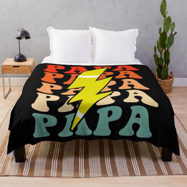 Item preview, Tennis Papa Dad Retro Groovy Lightning Bolt Father’s Day designed and sold by Christina-grich.