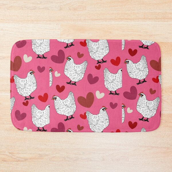 Item preview, More Hearts and white Chickens designed and sold by Midwestmama94.