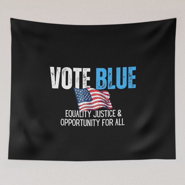 Item preview, Vote Blue 2024 Vote Democratic Political Design designed and sold by EarthArtDesigns.