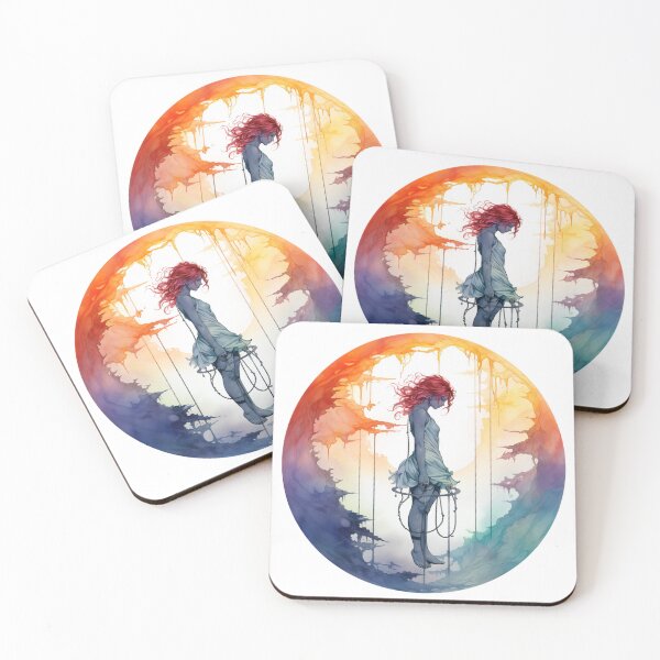 Item preview, Aerial Hoop Circus Dancer Watercolor designed and sold by Nightarcade.