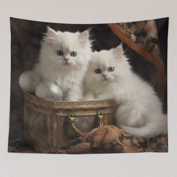 Aperçu de l'œuvre Pair of White Persian Kittens créée et vendue par Kristylynn757.