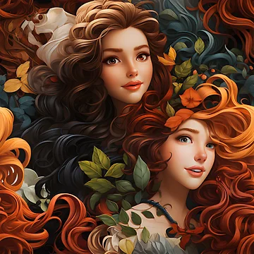 Artwork thumbnail, Princesses Pattern 12 by DigitalPatternx