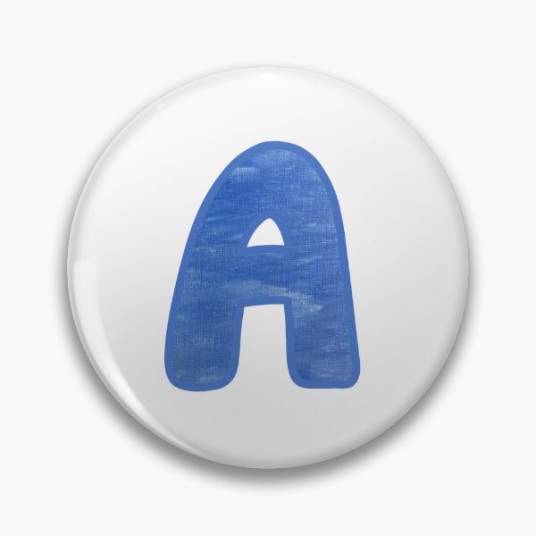 Item preview, Letter A Painted Sky Blue Capital designed and sold by BlankCanvasLetters.
