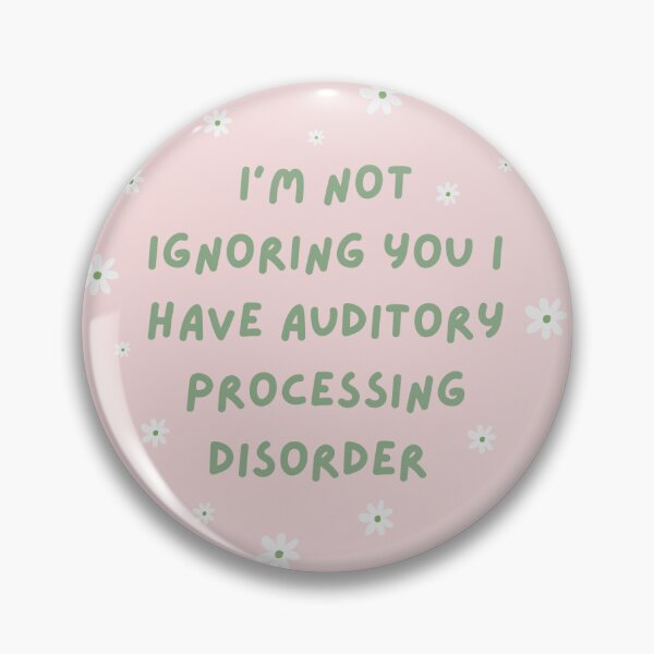 Item preview, Auditory Processing Disorder designed and sold by novanite.