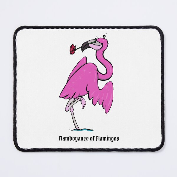 Item preview, A Flamboyance of Flamingos designed and sold by fourdirtypaws.
